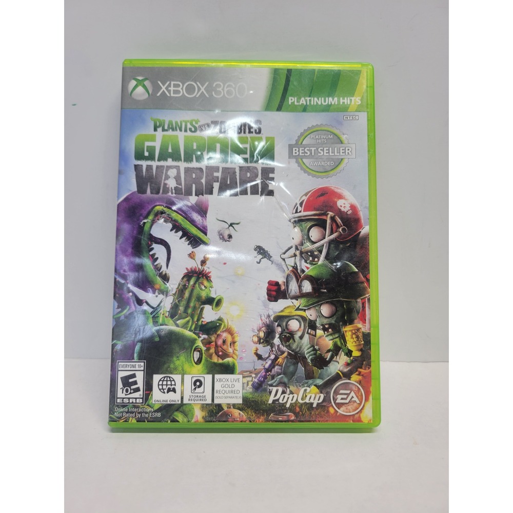 Plants vs Zombies Garden Warfare Xbox 360 Platinum Hits Online Only EA‎ PopCap